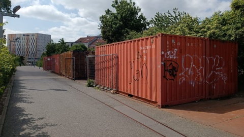 Containers Locomotievenpad Kessel-Lo
